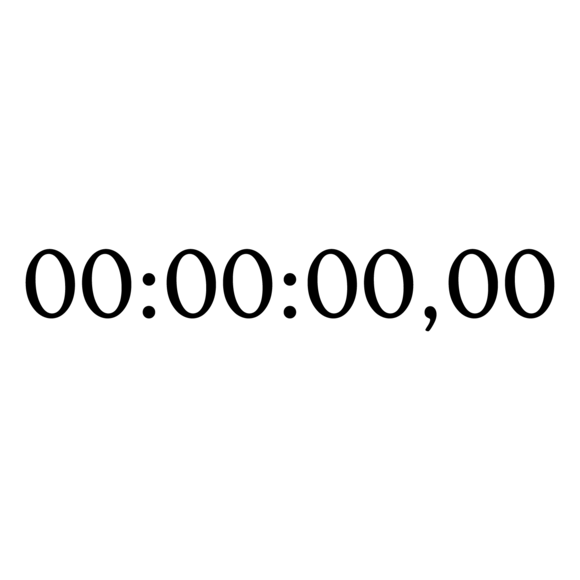 timestamp for SRT file