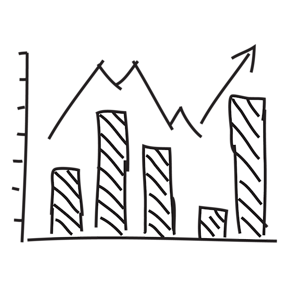 bar and line graph